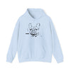 Unisex Fawn French Dog Hooded Sweatshirt