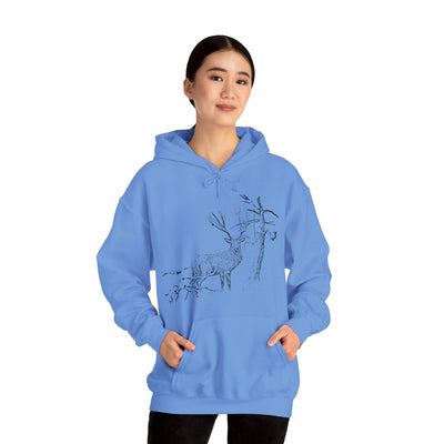 Unisex Antelope Sketch Hoodie