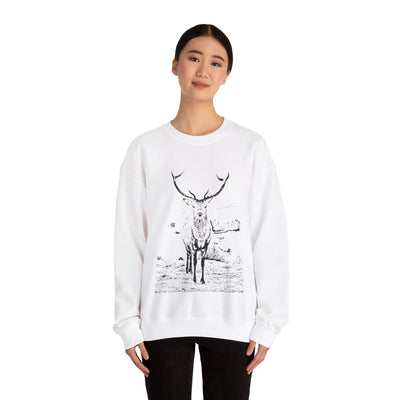 Unisex  Peaceful Deer Crewneck Sweatshirt