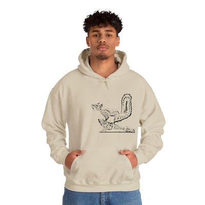 Unisex Squirrel on a Branch  Hooded Sweatshirt