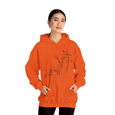 Unisex Antelope Sketch Hoodie