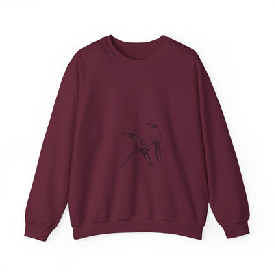 Unisex Love Birds on a Branch Crewneck Sweatshirt