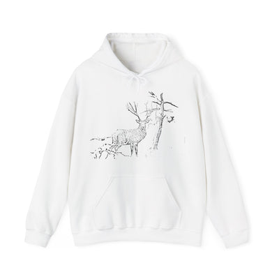 Unisex Antelope Sketch Hoodie