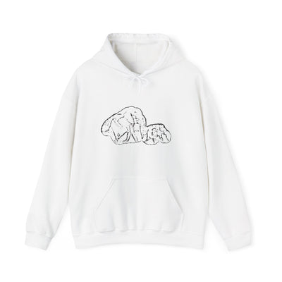 Unisex Elephant Family Hoodie