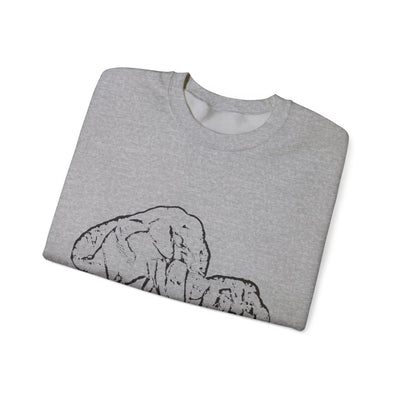 Unisex Elephant family Crewneck Sweatshirt