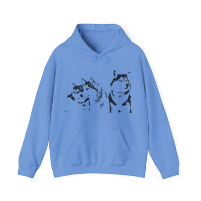 Unisex Husky  Hooded Sweatshirt