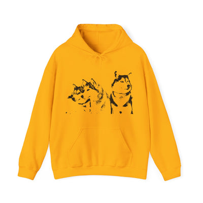 Unisex Husky  Hooded Sweatshirt