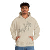 Unisex Antelope Sketch Hoodie