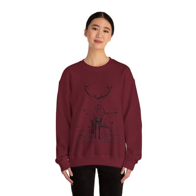 Unisex  Peaceful Deer Crewneck Sweatshirt