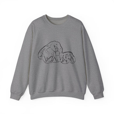 Unisex Elephant family Crewneck Sweatshirt