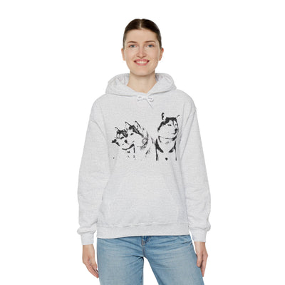 Unisex Husky  Hooded Sweatshirt