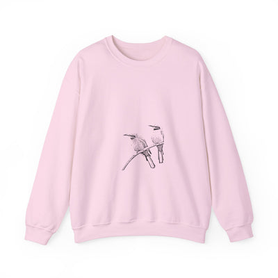 Unisex Love Birds on a Branch Crewneck Sweatshirt