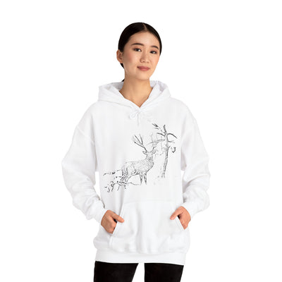 Unisex Antelope Sketch Hoodie