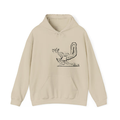 Unisex Squirrel on a Branch  Hooded Sweatshirt