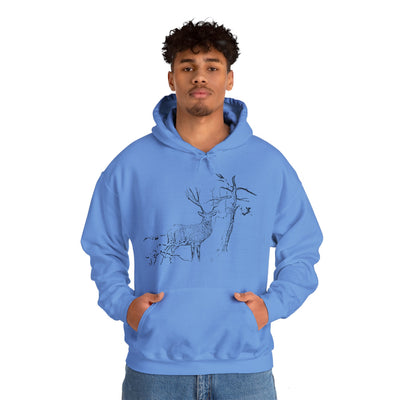 Unisex Antelope Sketch Hoodie