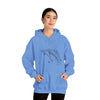 Unisex Happy Dolphins Hooded Sweatshirt