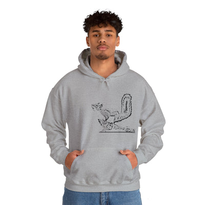 Unisex Squirrel on a Branch  Hooded Sweatshirt