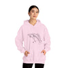 Unisex Happy Dolphins Hooded Sweatshirt