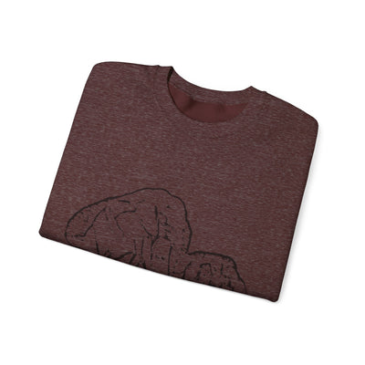 Unisex Elephant family Crewneck Sweatshirt