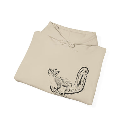 Unisex Squirrel on a Branch  Hooded Sweatshirt