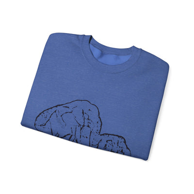 Unisex Elephant family Crewneck Sweatshirt