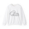 Unisex Elephant family Crewneck Sweatshirt