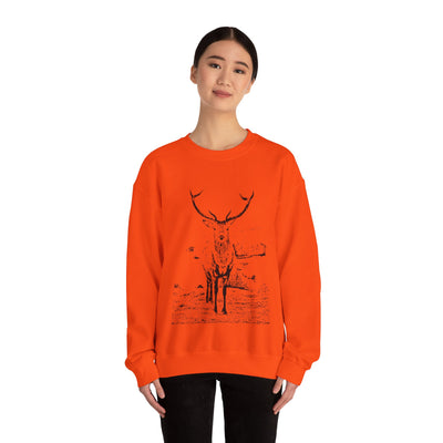 Unisex  Peaceful Deer Crewneck Sweatshirt