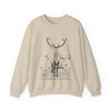 Unisex  Peaceful Deer Crewneck Sweatshirt