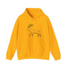 Unisex Peaceful Deer Hooded Sweatshirt