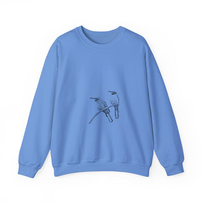 Unisex Love Birds on a Branch Crewneck Sweatshirt