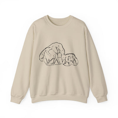 Unisex Elephant family Crewneck Sweatshirt