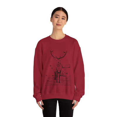 Unisex  Peaceful Deer Crewneck Sweatshirt