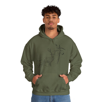 Unisex Antelope Sketch Hoodie