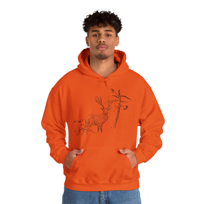 Unisex Antelope Sketch Hoodie