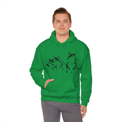 Unisex Husky  Hooded Sweatshirt