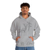 Unisex Antelope Sketch Hoodie