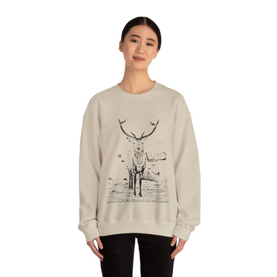 Unisex  Peaceful Deer Crewneck Sweatshirt