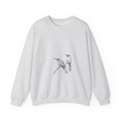 Unisex Love Birds on a Branch Crewneck Sweatshirt