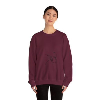 Unisex Love Birds on a Branch Crewneck Sweatshirt