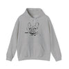 Unisex Fawn French Dog Hooded Sweatshirt