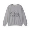 Unisex Elephant family Crewneck Sweatshirt