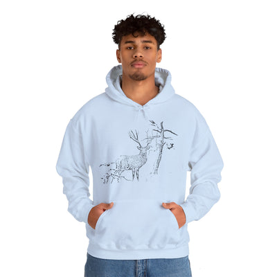 Unisex Antelope Sketch Hoodie