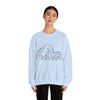 Unisex Elephant family Crewneck Sweatshirt