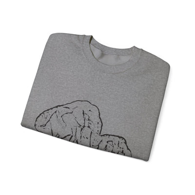 Unisex Elephant family Crewneck Sweatshirt