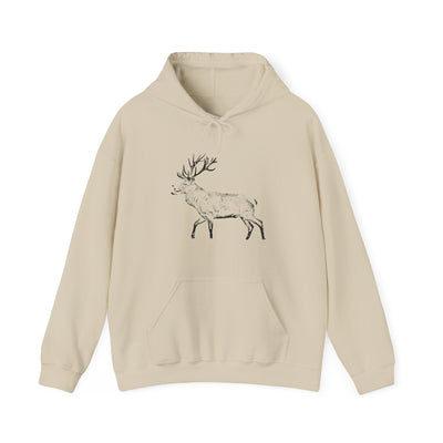 Unisex Peaceful Deer Hooded Sweatshirt