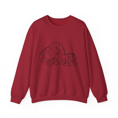 Unisex Elephant family Crewneck Sweatshirt